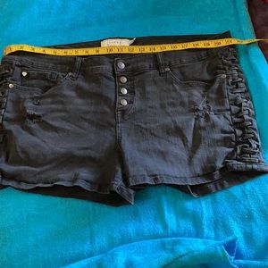 TORRID Button-fly Shorts w/ Lace-Up Detail, Sz 22
